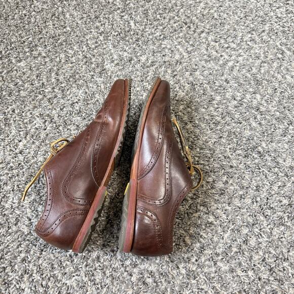 Sorel Mens Wingtip Leather Oxford Shoe Lace Up Brown Size 8.5 Casual Comfort - Picture 8 of 9
